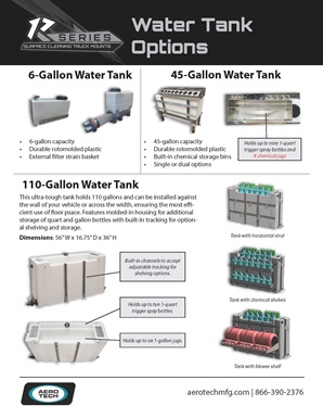 Brochure - Water Tank Options